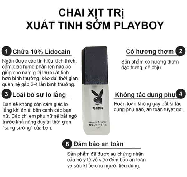 chai xit chong xuat tinh som play boy hang chinh hang cua my 9 1