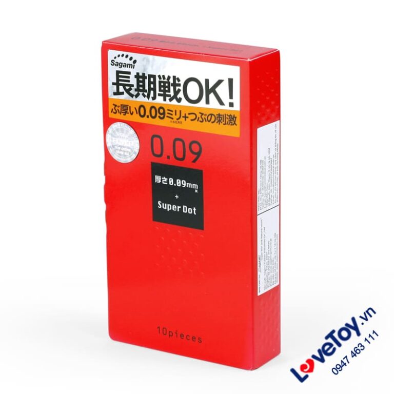 Bao Cao Su Sagami Super Dot 0.09 Siêu Gai